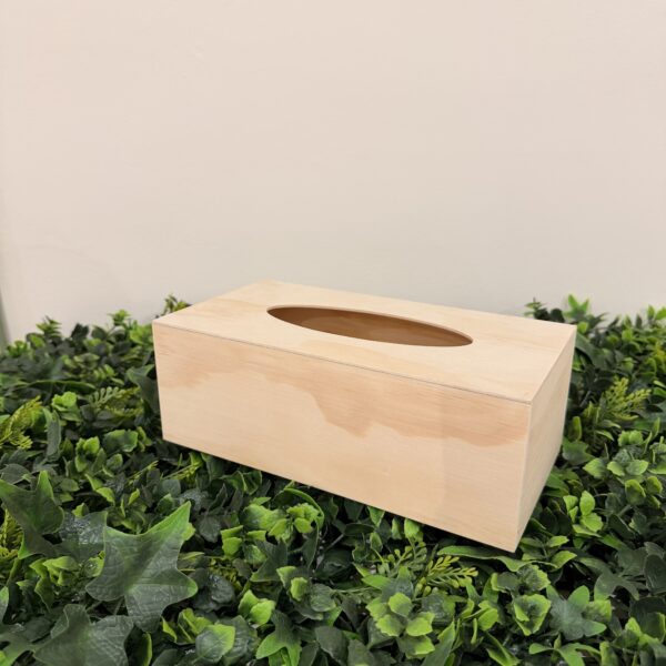 Boite à mouchoirs en bois